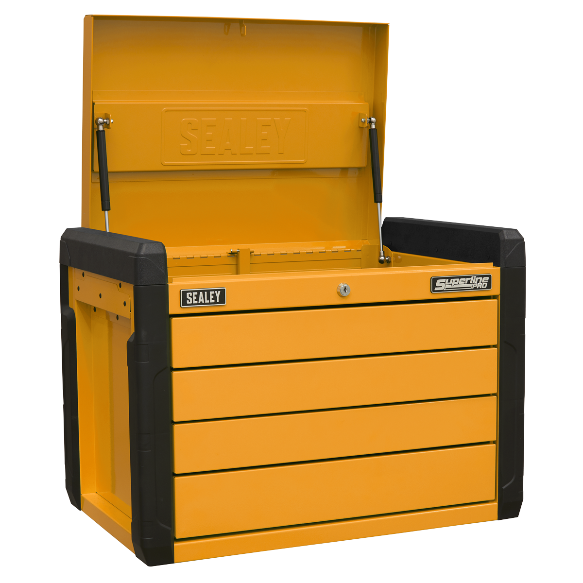 Superline PRO® Push-to-Open Topchest 4-Drawer - Orange
