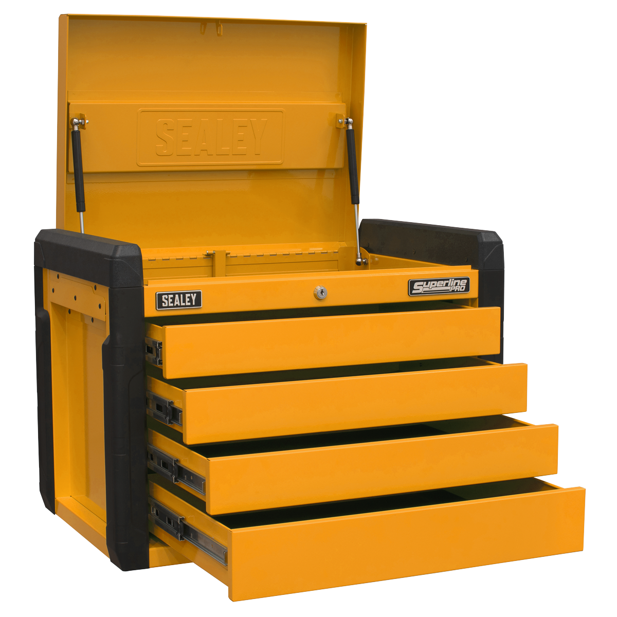 Superline PRO® Push-to-Open Topchest 4-Drawer - Orange