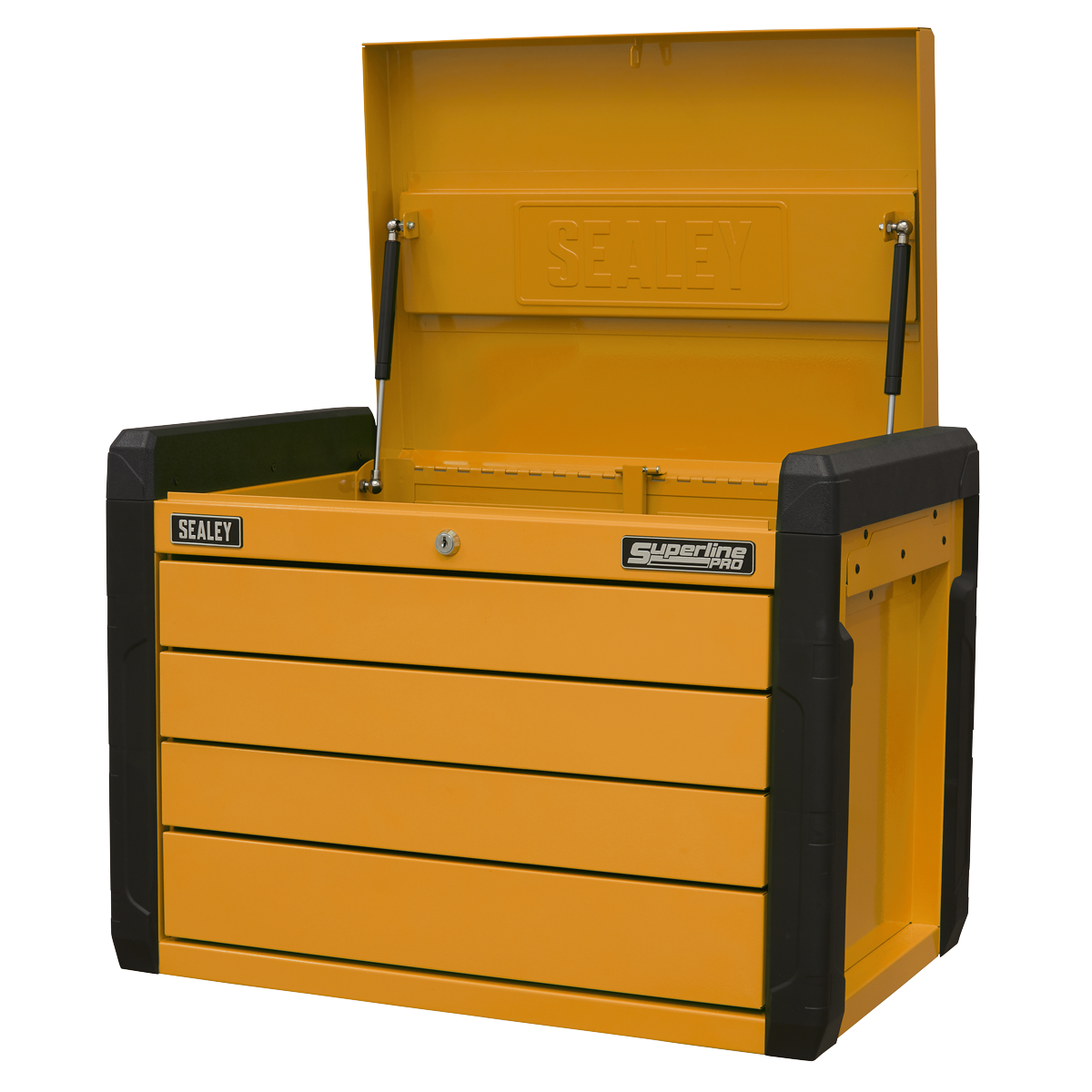 Superline PRO® Push-to-Open Topchest 4-Drawer - Orange