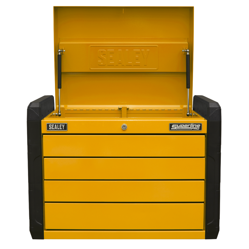 Superline PRO® Push-to-Open Topchest 4-Drawer - Orange