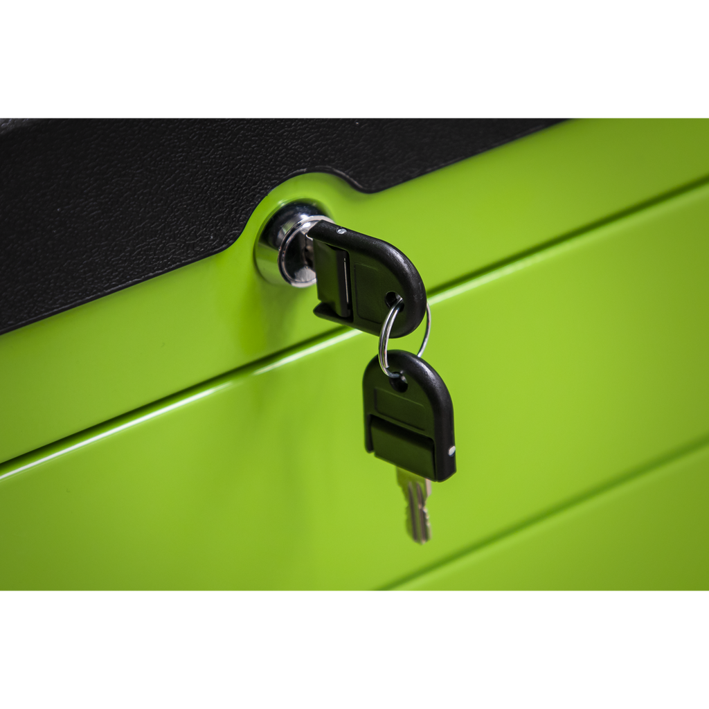 Superline PRO® Push-To-Open Topchest & Rollcab Combination 11 Drawer - Green