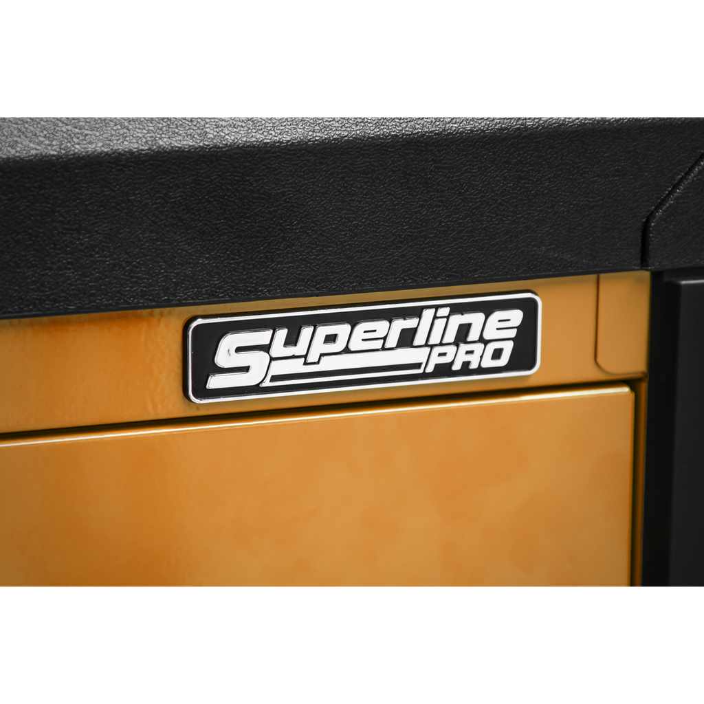 Superline PRO® Push-To-Open Topchest & Rollcab Combination 11 Drawer - Orange