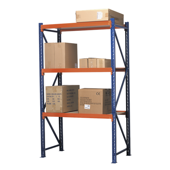 Heavy-Duty Shelving Unit with 3 Beam Set 900kg Capacity Per Level