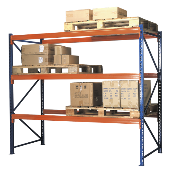 Heavy-Duty Racking Unit with 3 Beam Set, 1000kg Capacity Per Level (APR3001) (Factory Refurbished B)