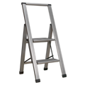Professional Folding Step Ladder 2-Step Aluminium 150kg Capa