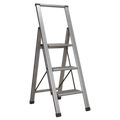 Aluminium Professional Fold-Flat Step Ladder 3-Step 150kg Ca