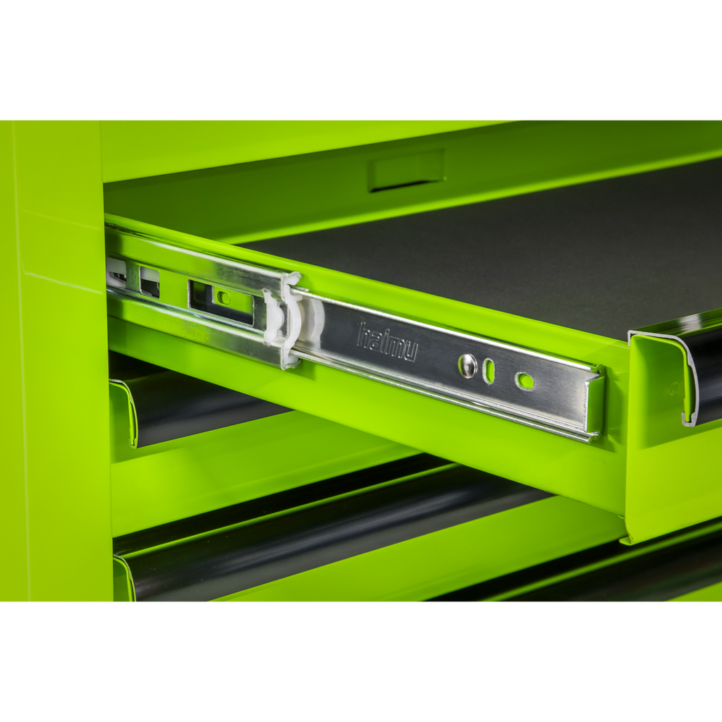 Superline PRO® Topchest, Mid-Box Tool Chest & Rollcab Combination 14 Drawer - Green