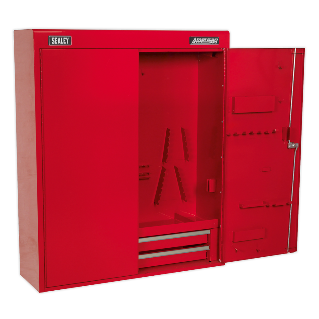 American PRO® Wall Mounting Tool Cabinet with 2 Drawers