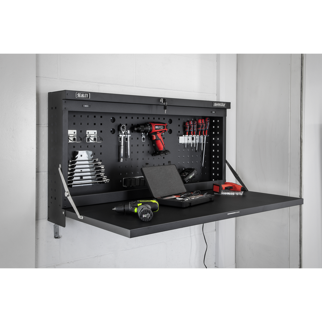 Superline PRO® Wall Mounting Foldable Workbench 1100mm
