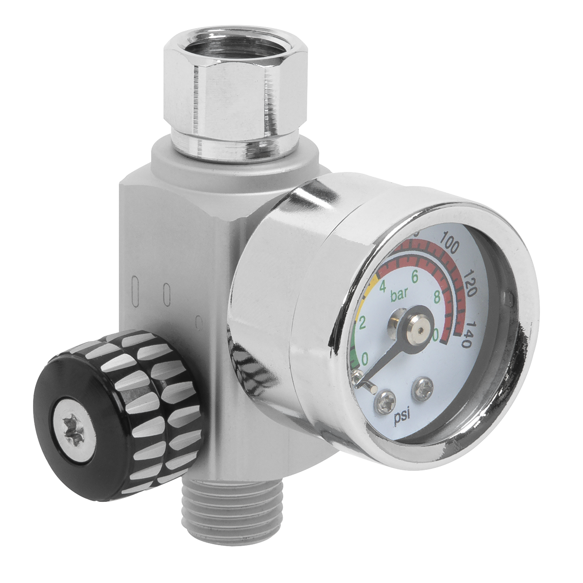 On-Gun Air Pressure Regulator/Gauge