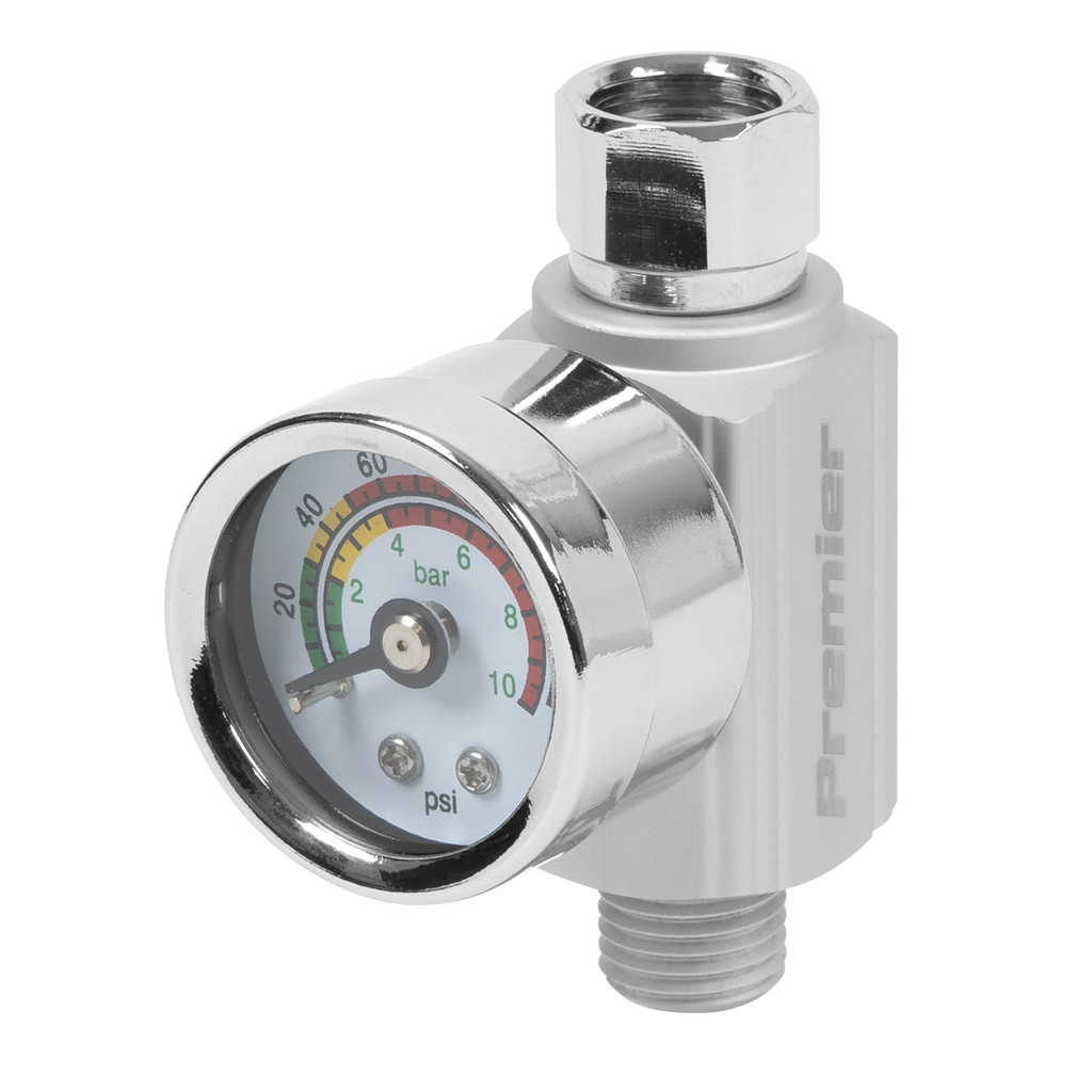 On-Gun Air Pressure Regulator/Gauge