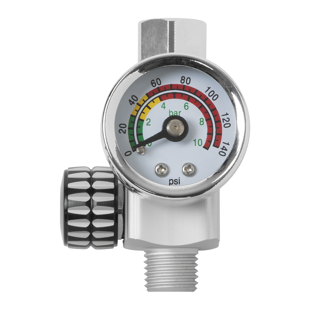 On-Gun Air Pressure Regulator/Gauge
