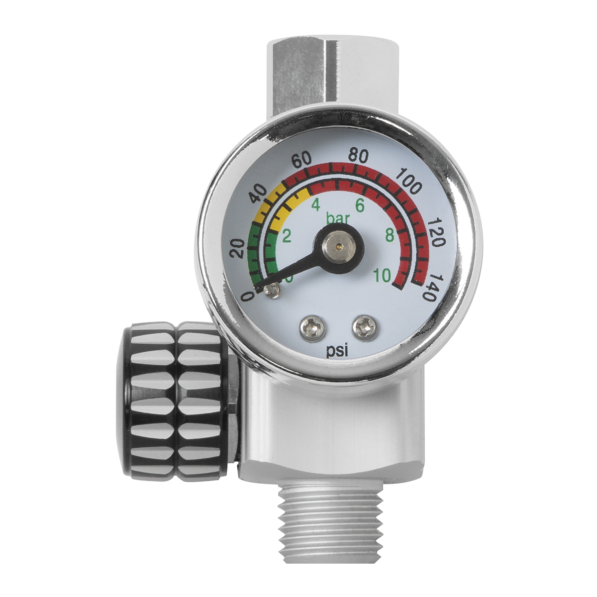 On-Gun Air Pressure Regulator/Gauge