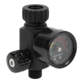 Premier On-Gun Air Pressure Regulator/Gauge with Glass Lens