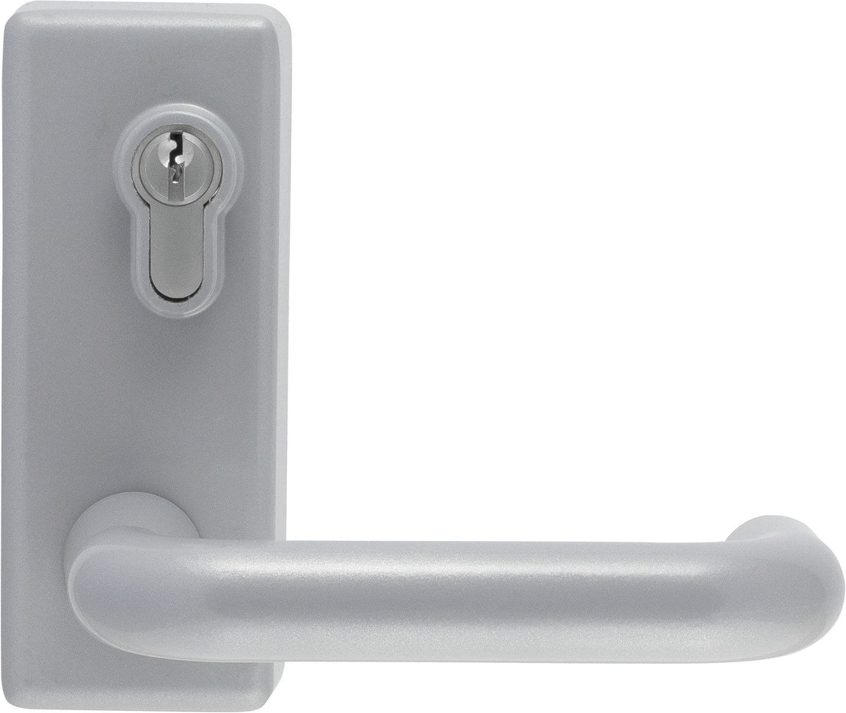 Hoppe AR885L ARRONE Lever Operated Outdoor Access Device, Silver