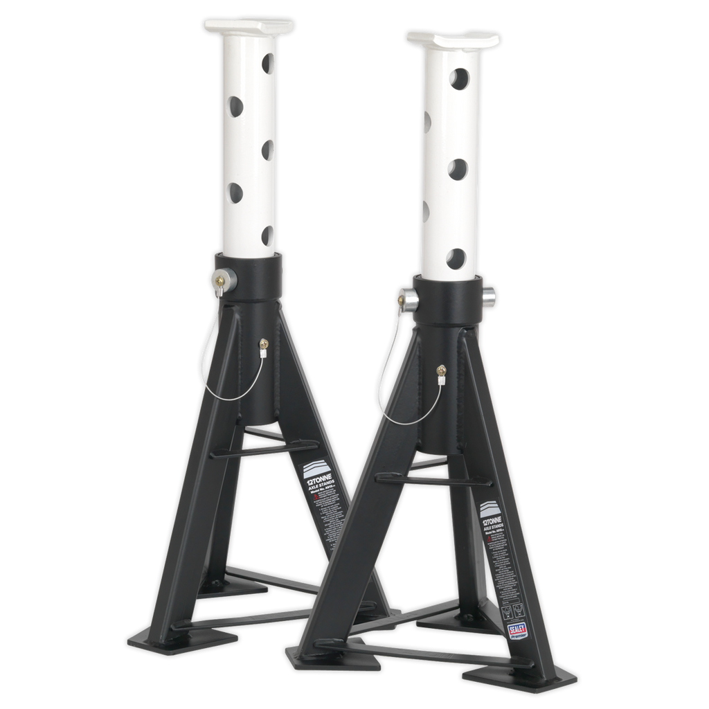 Premier High Level Axle Stands, 12 Tonne Capacity per Stand (AS12)