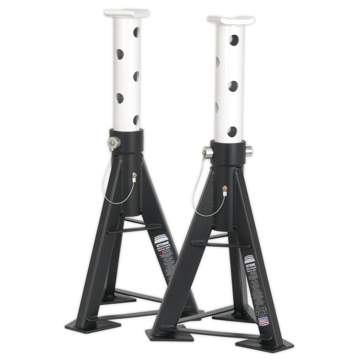Premier High Level Axle Stands, 12 Tonne Capacity per Stand (AS12)