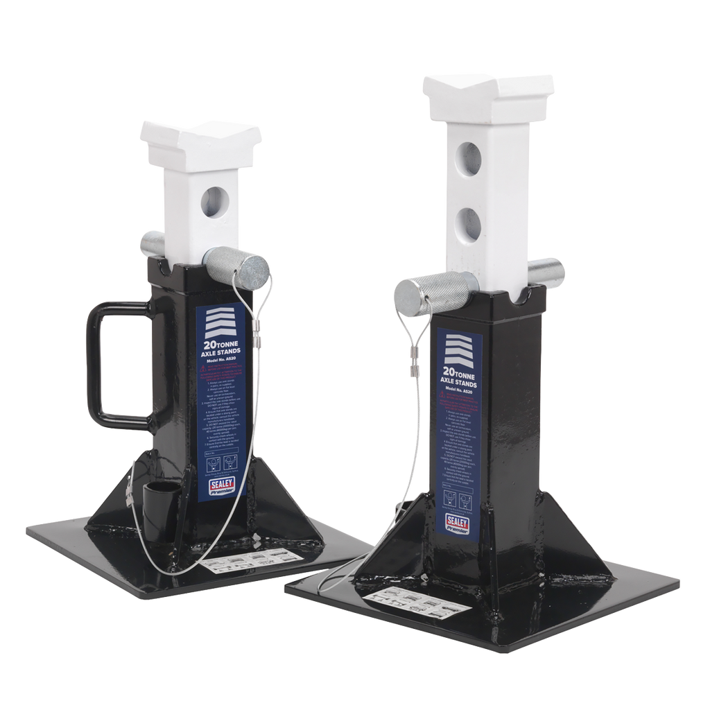 Premier Axle Stands, 20 Tonne Capacity per Stand (AS20)