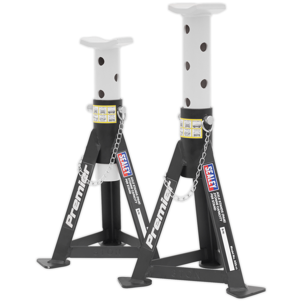 Premier Low Profile Trolley Jack Stand Deal, 3 Tonne (JS1COMBO2)