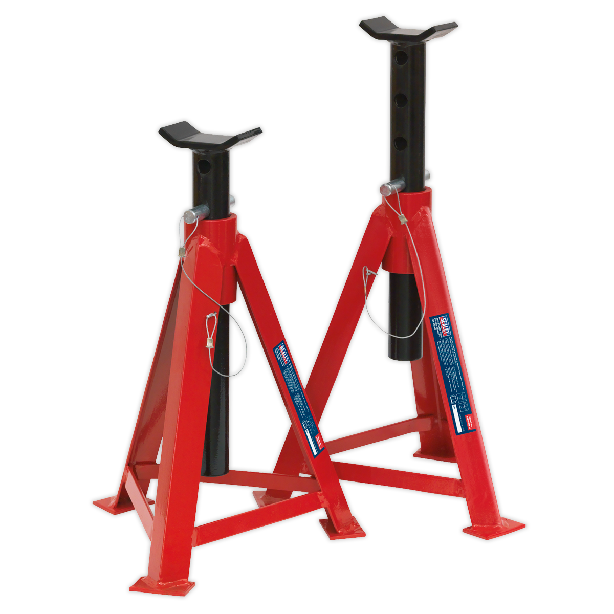 Axle Stands, 5 Tonne Capacity per Stand, Red (AS5000M)