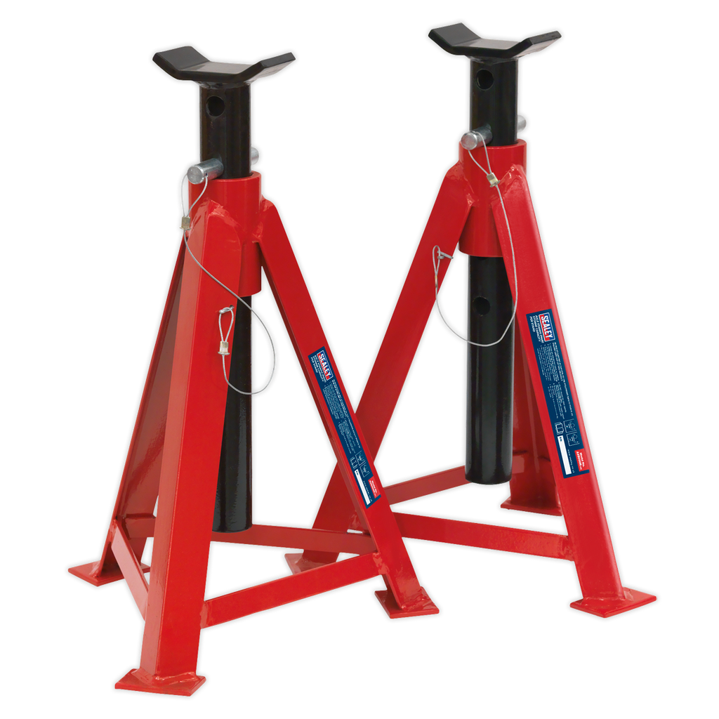 Axle Stands, 5 Tonne Capacity per Stand, Red (AS5000M)