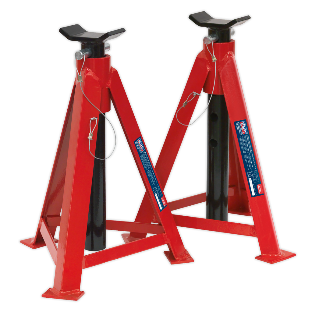 Axle Stands, 5 Tonne Capacity per Stand, Red (AS5000M)