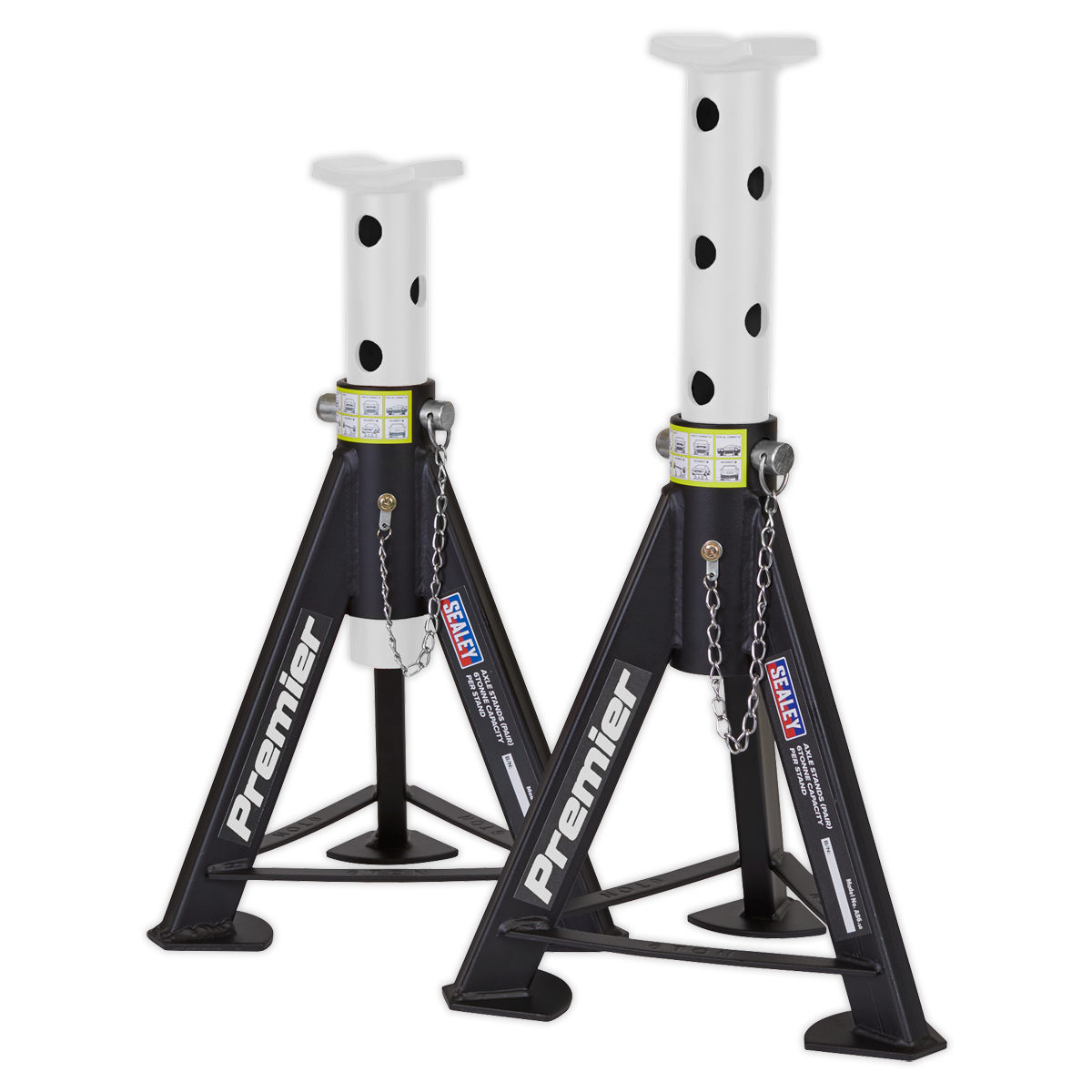 Premier Low Profile Trolley Jack Stand Deal, 4 Tonne (JS1COMBO3)