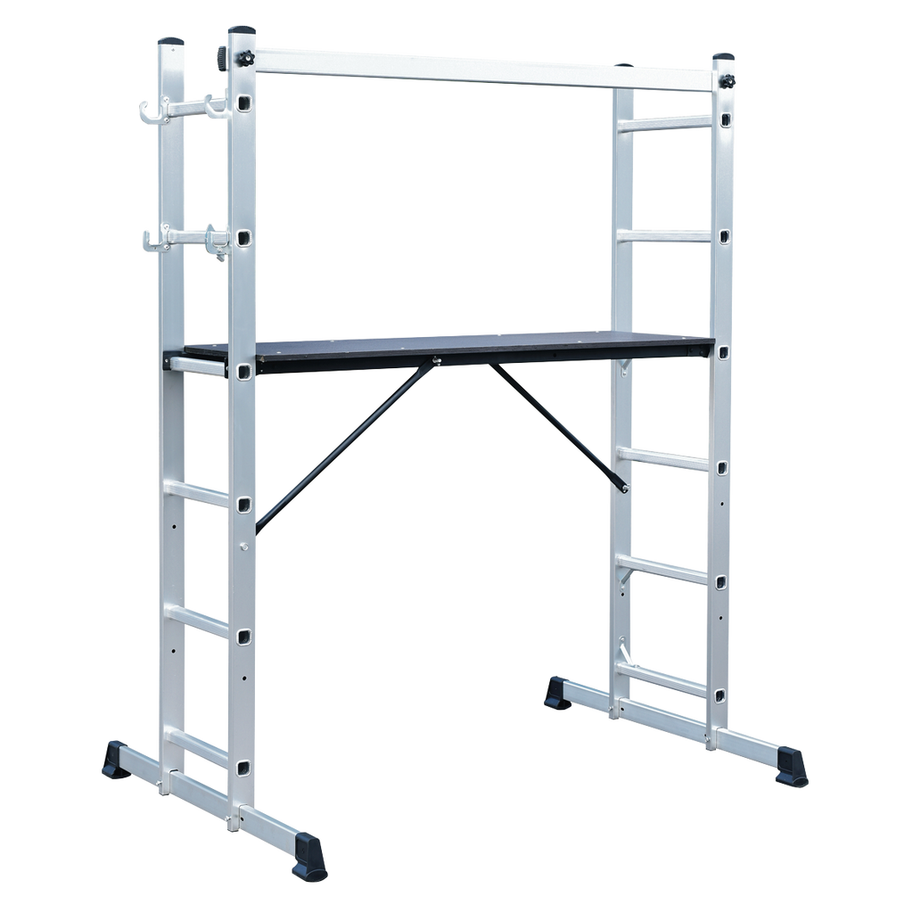 Scaffold Ladder 4-Way Aluminium - EN 131