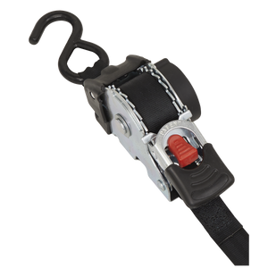 Sealey ATD25301 Auto Retractable Ratchet Tie Down Strap 600kg 25mm x 3mtr