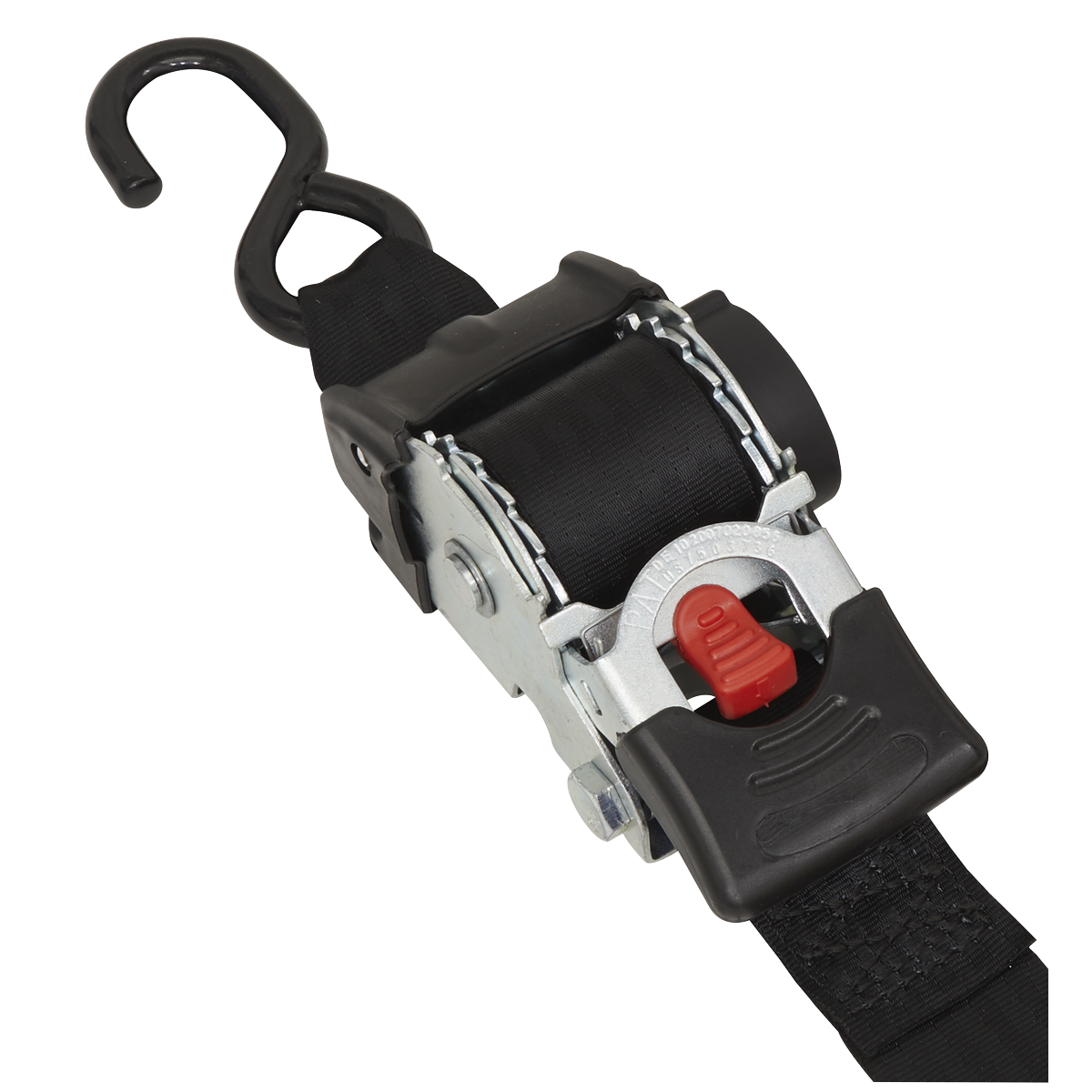 Sealey ATD50301 Auto Retractable Ratchet Tie Down Strap 1500kg 50mm x 3mtr