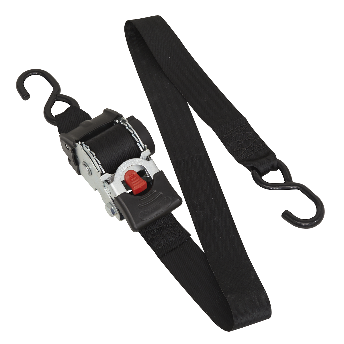 Sealey ATD50301 Auto Retractable Ratchet Tie Down Strap 1500kg 50mm x 3mtr