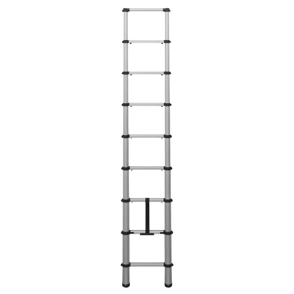 Telescopic Ladder 9-Tread Aluminium - EN 131