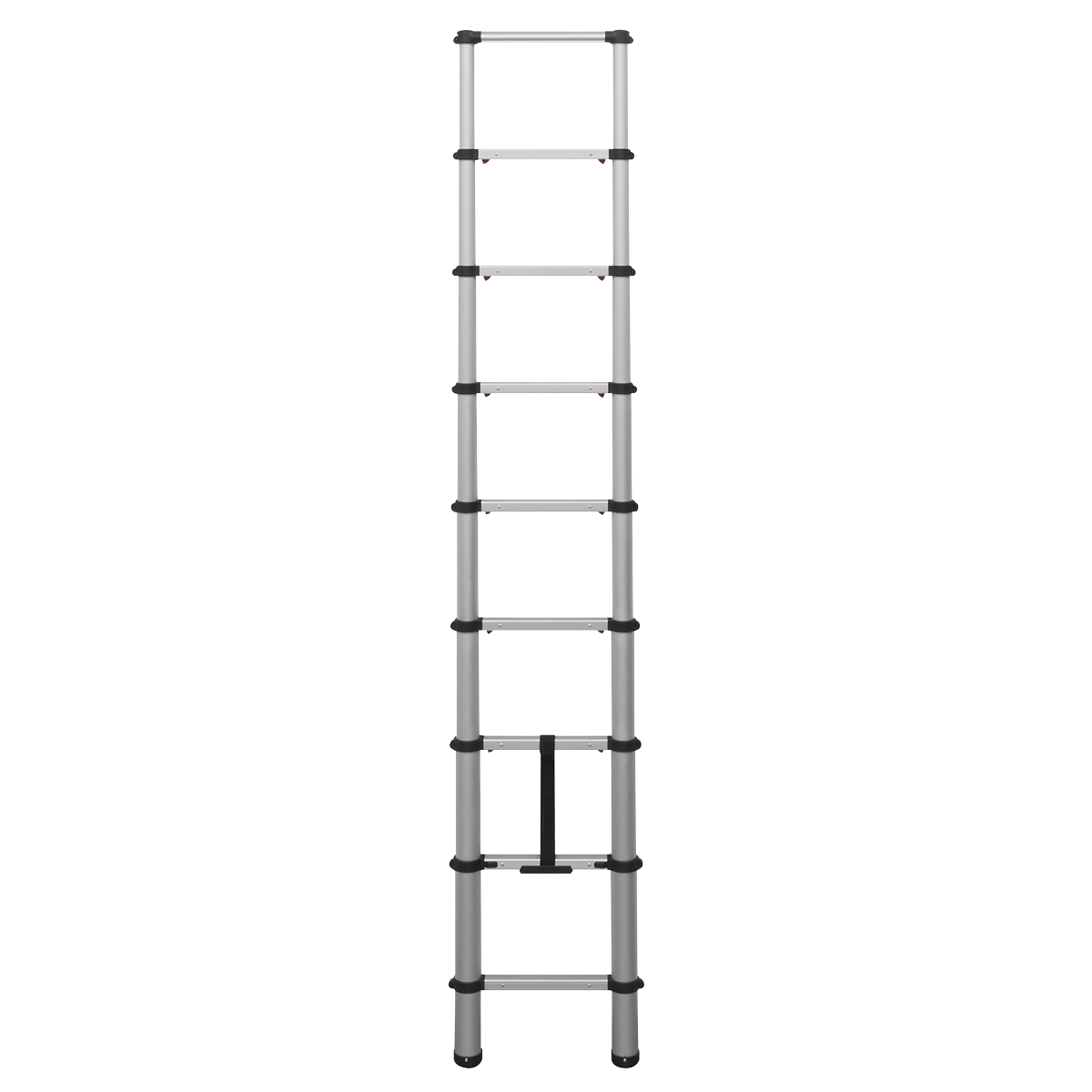 Telescopic Ladder 9-Tread Aluminium - EN 131