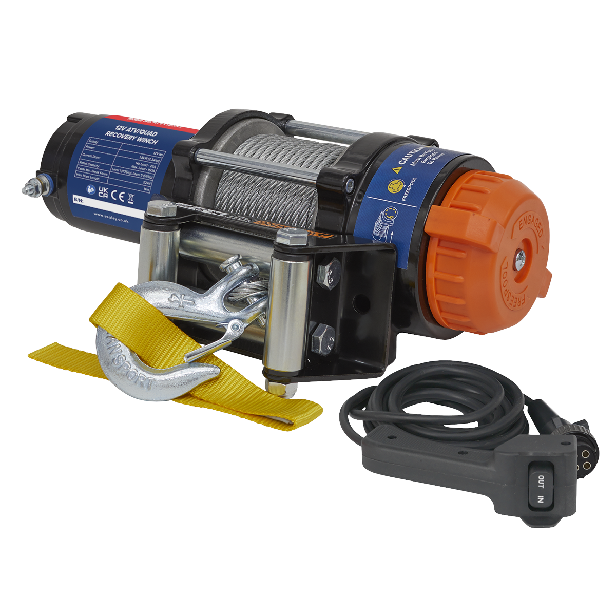 Wireless Winch ATV1135 Combo Kit