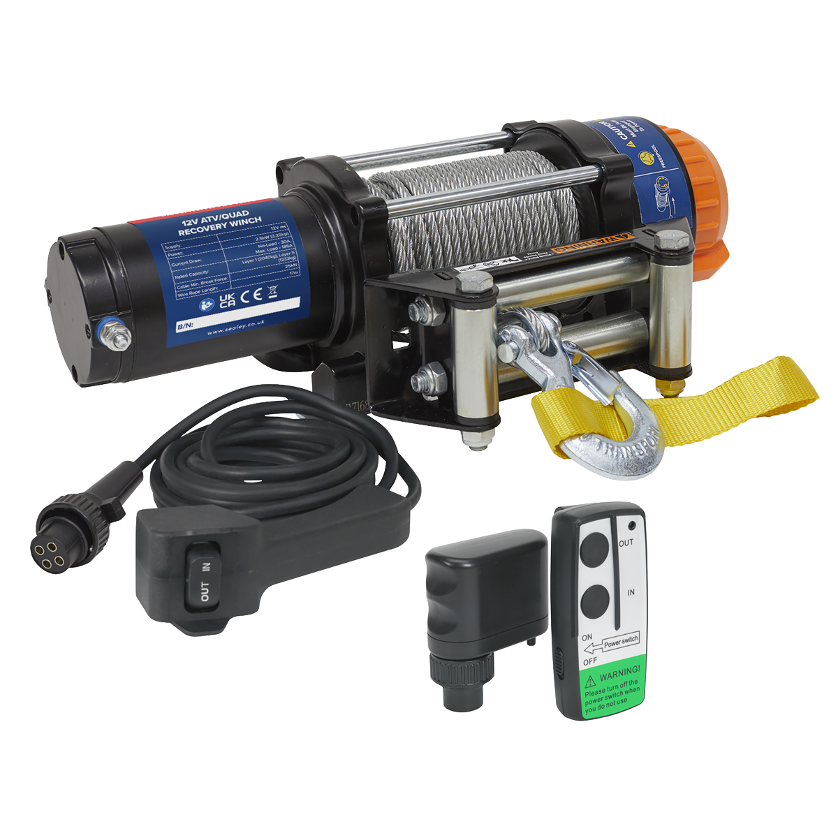 Wireless Winch ATV2040 Combo Kit