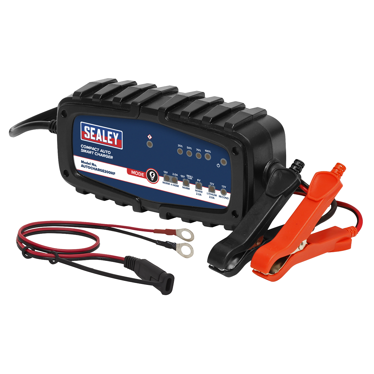 6/12V Compact Auto Smart Charger & Maintainer 2A (AUTOCHARGE200HF)