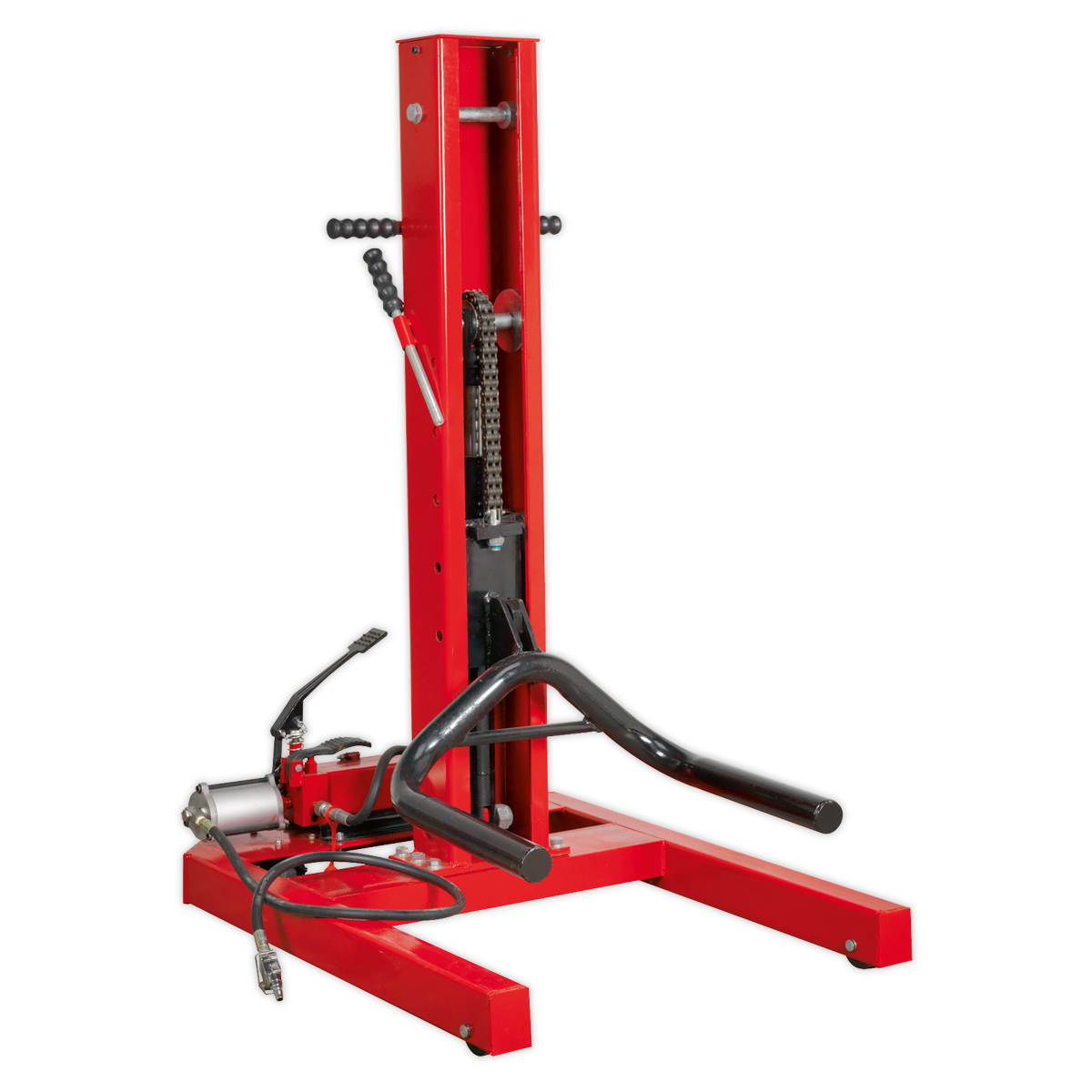 Air/Hydraulic Vehicle Lift with Foot Pedal 1.5 Tonne