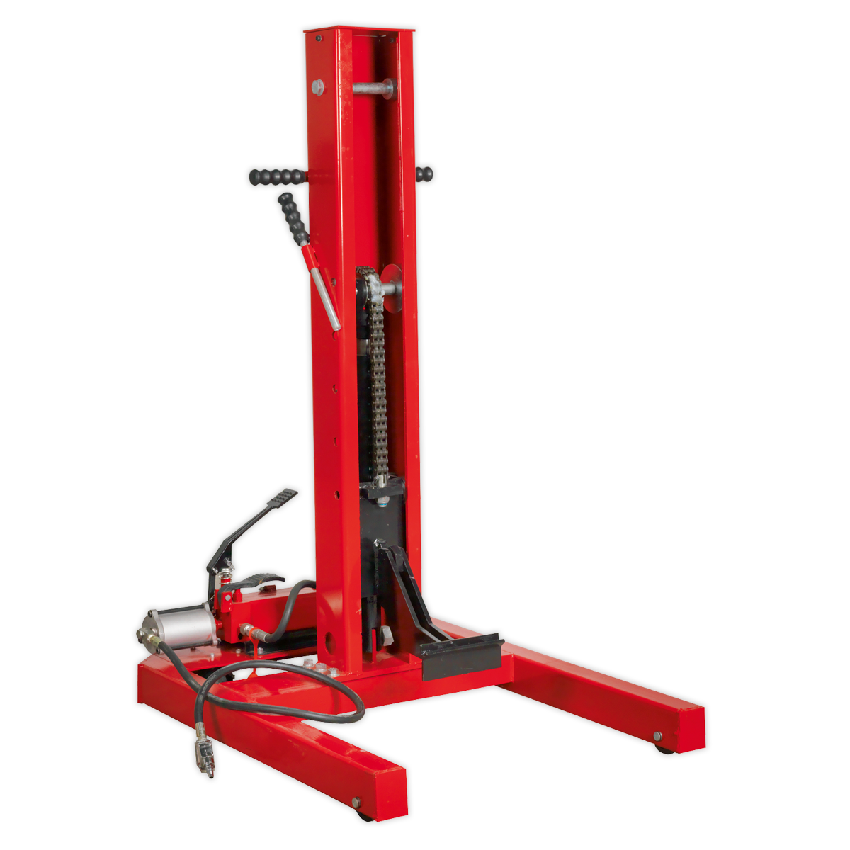 Air/Hydraulic Vehicle Lift with Foot Pedal 1.5 Tonne