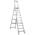 Industrial Step Ladder 10-Tread Aluminium - EN 131