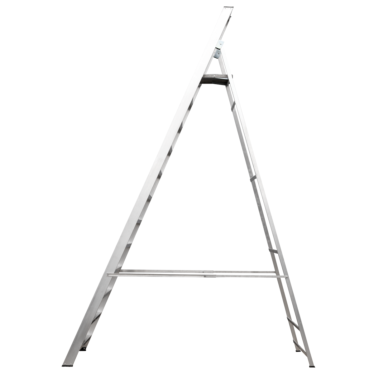 Industrial Step Ladder 12-Tread Aluminium - EN 131