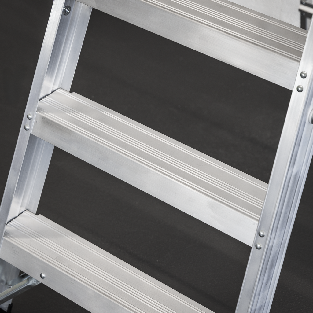 Industrial Step Ladder 6-Tread Aluminium - EN 131