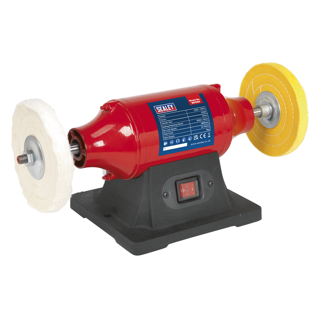Bench Mounting Buffer/Polisher, 150mm, 370W (BB1502)