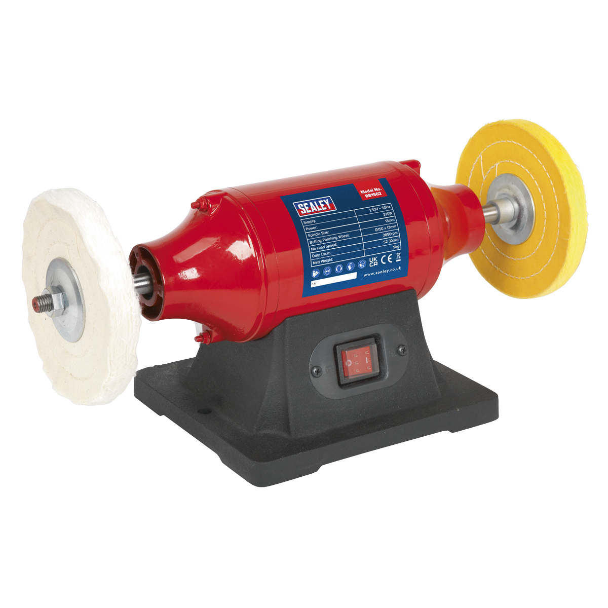 150mm Bench Mounting Buffer/Polisher 370W/230V