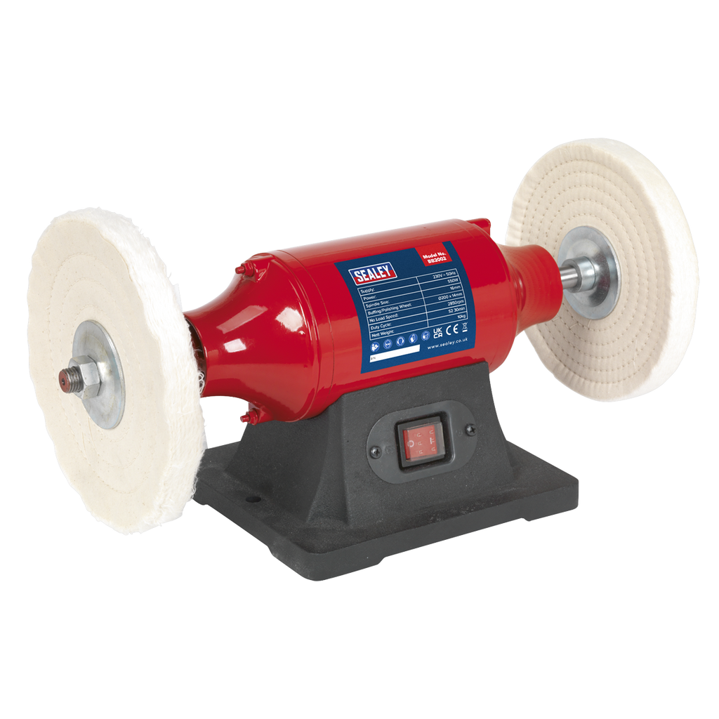 Bench Mounting Buffer/Polisher, 200mm, 550W (BB2002)