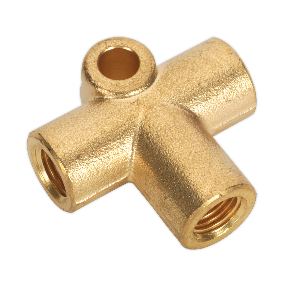 3-Way Brake Tube Connector 3/8"UNF x 24tpi