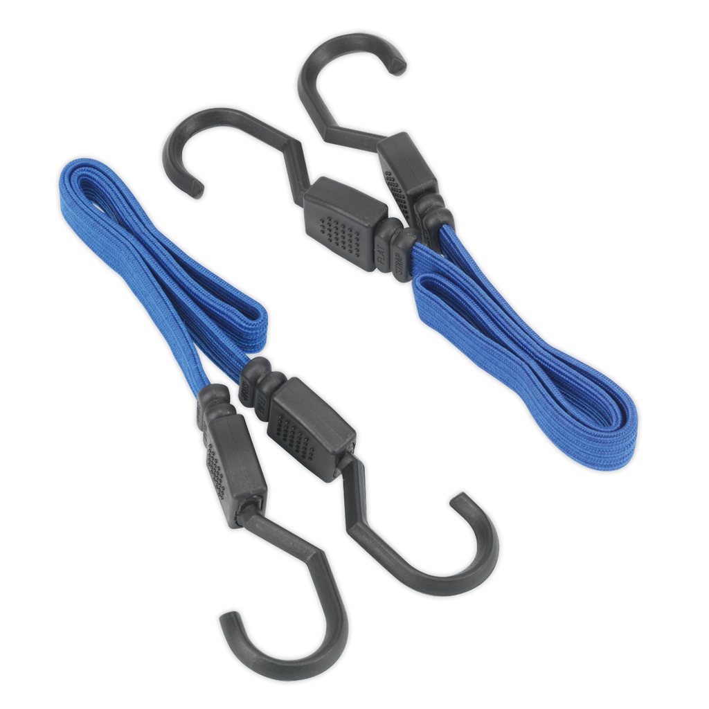 Flat Bungee Cord Set 460mm 2pc
