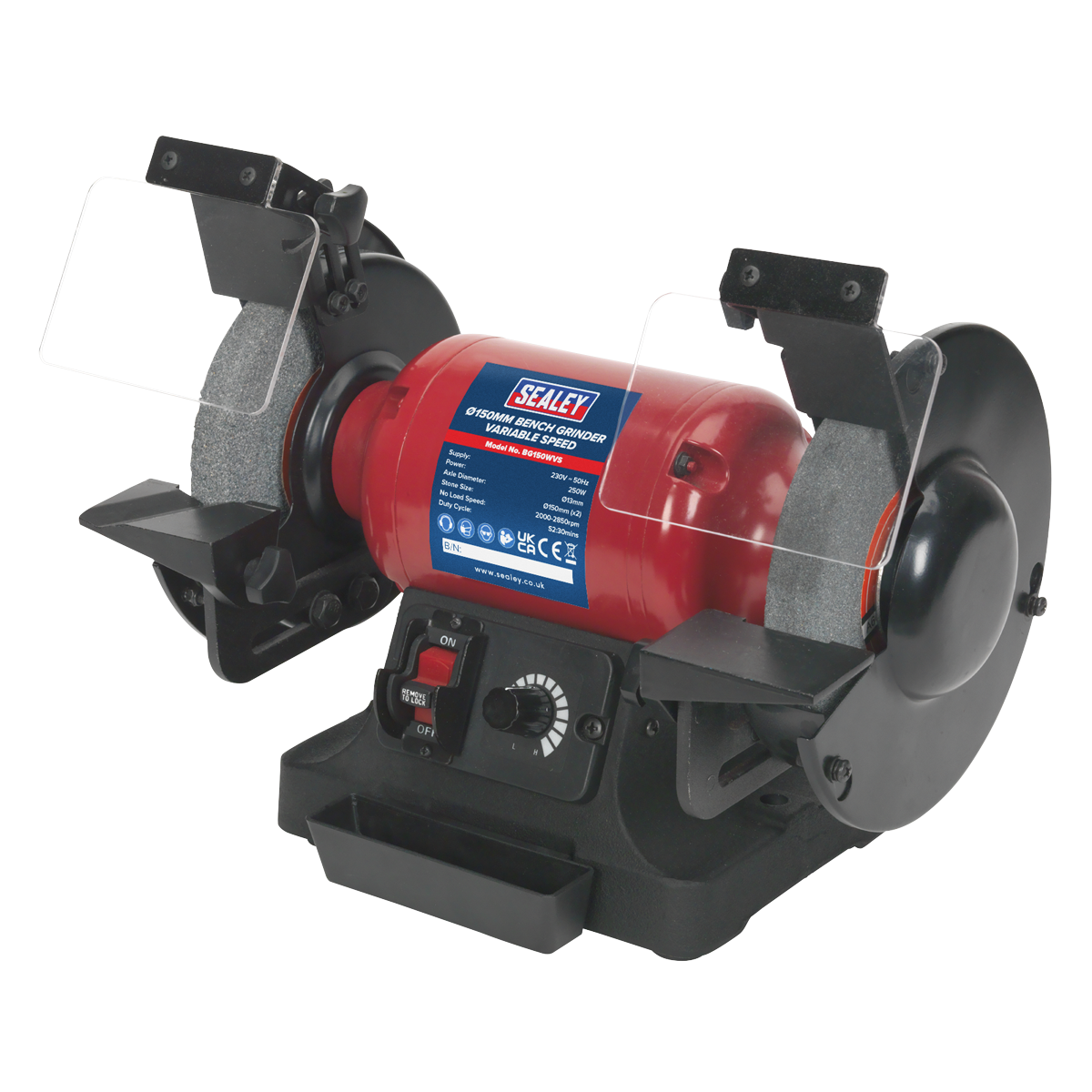 150mm Bench Grinder with Variable Speed 250W/230V