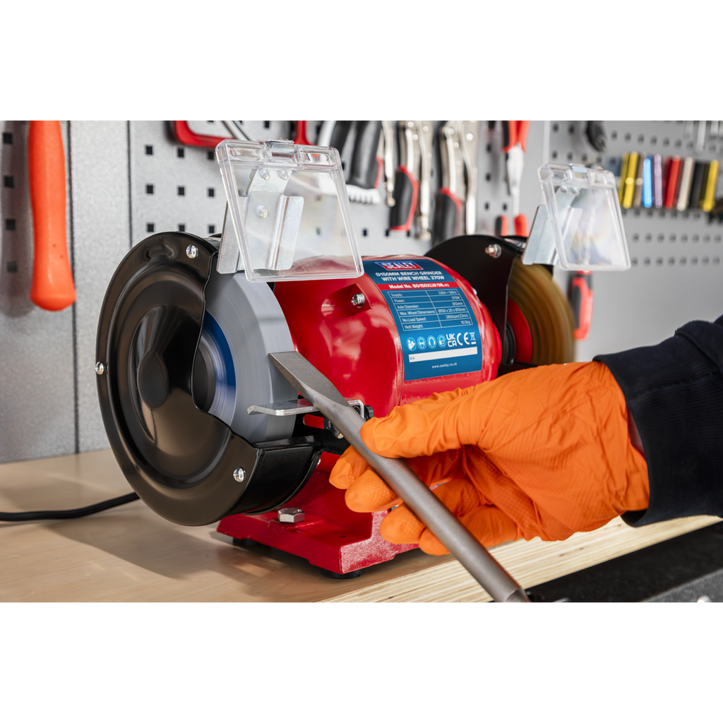 Bench Grinder with Wire Wheel, 150mm, 370W (BG150XLW/98)