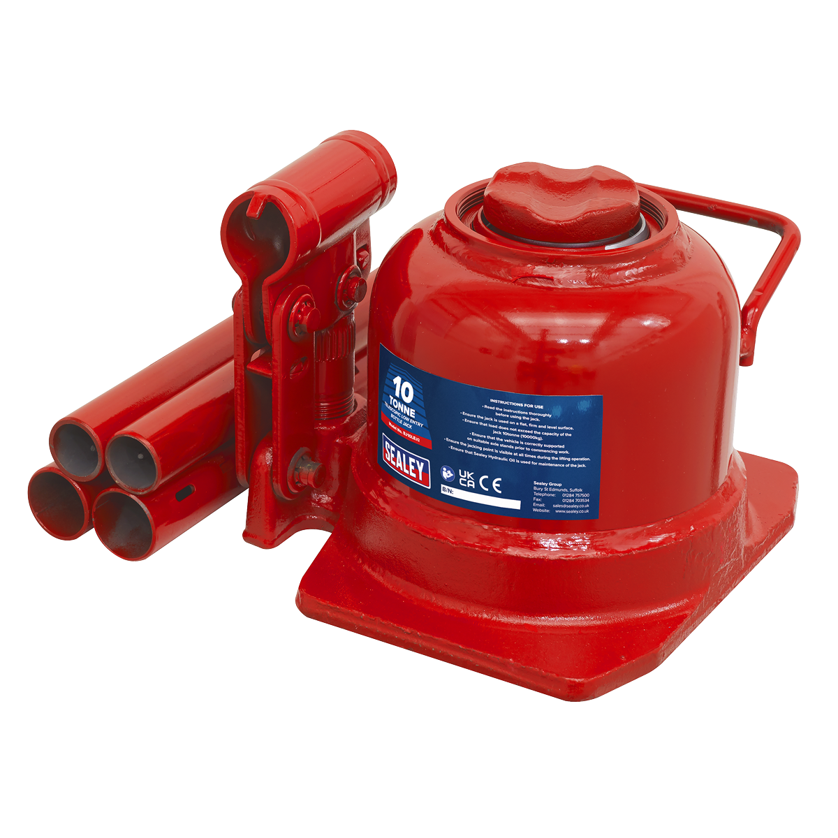 Low Profile Telescopic Bottle Jack 10 Tonne