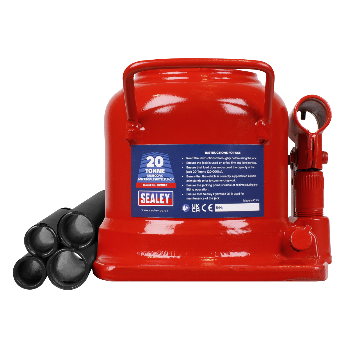 Low Profile Telescopic Bottle Jack 20 Tonne